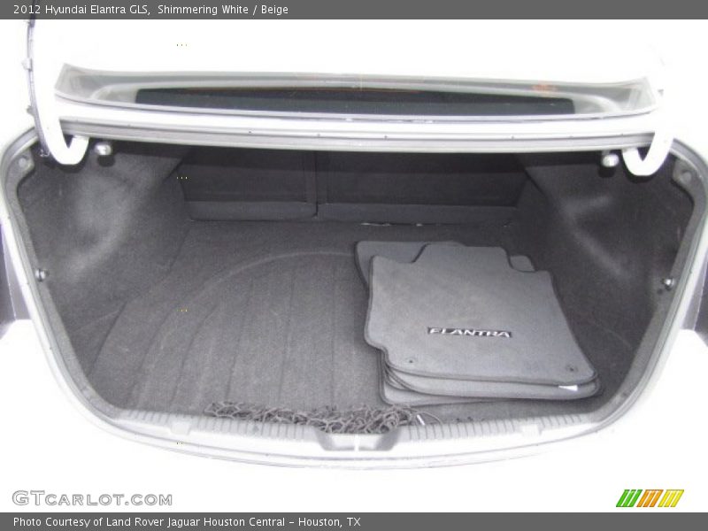 Shimmering White / Beige 2012 Hyundai Elantra GLS