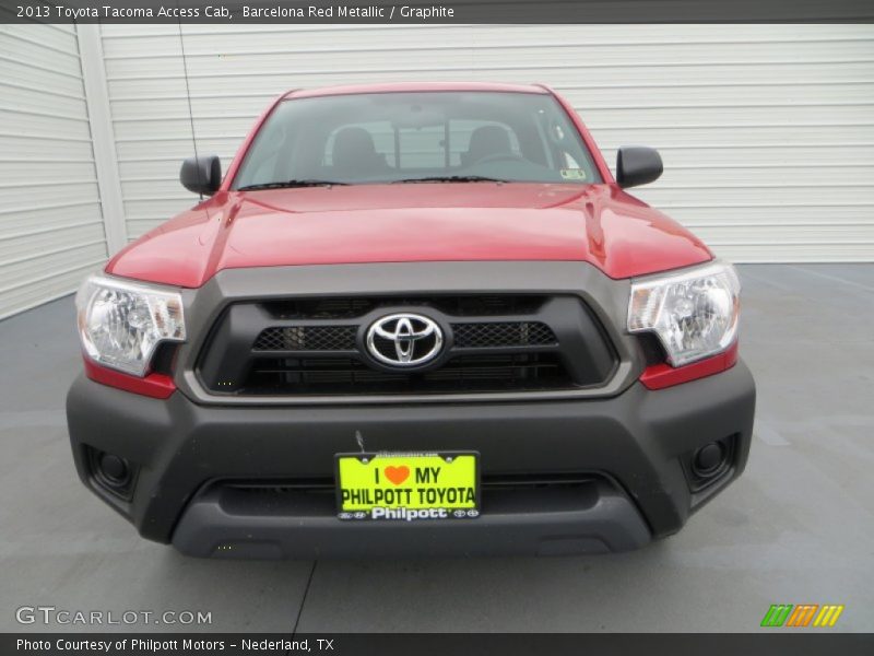Barcelona Red Metallic / Graphite 2013 Toyota Tacoma Access Cab