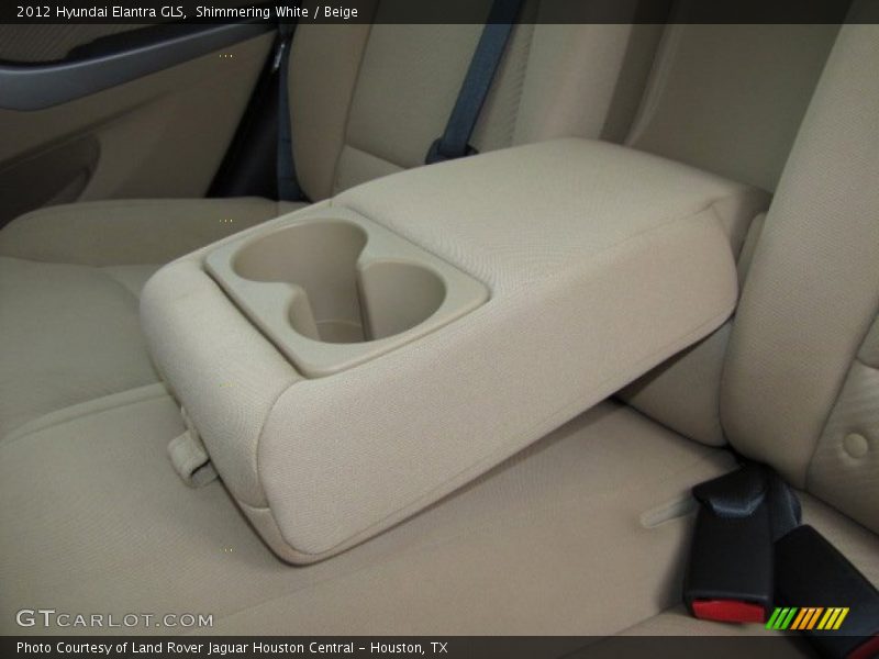 Shimmering White / Beige 2012 Hyundai Elantra GLS