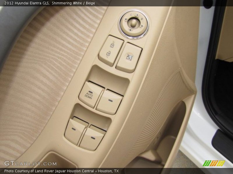 Shimmering White / Beige 2012 Hyundai Elantra GLS