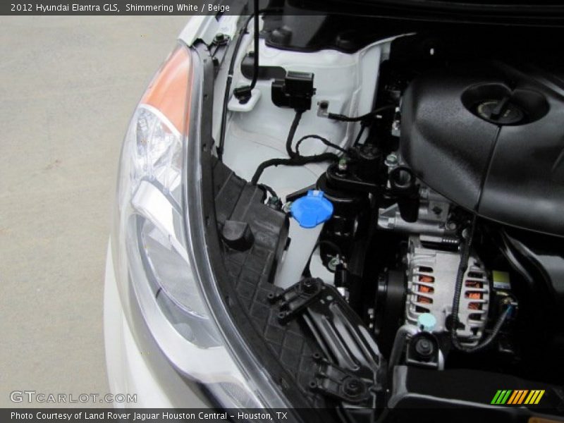 Shimmering White / Beige 2012 Hyundai Elantra GLS