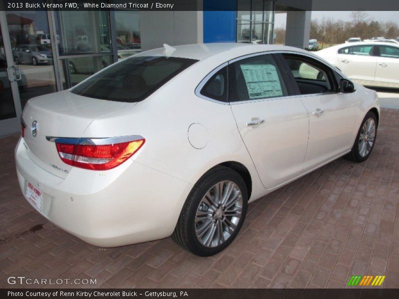 White Diamond Tricoat / Ebony 2013 Buick Verano FWD