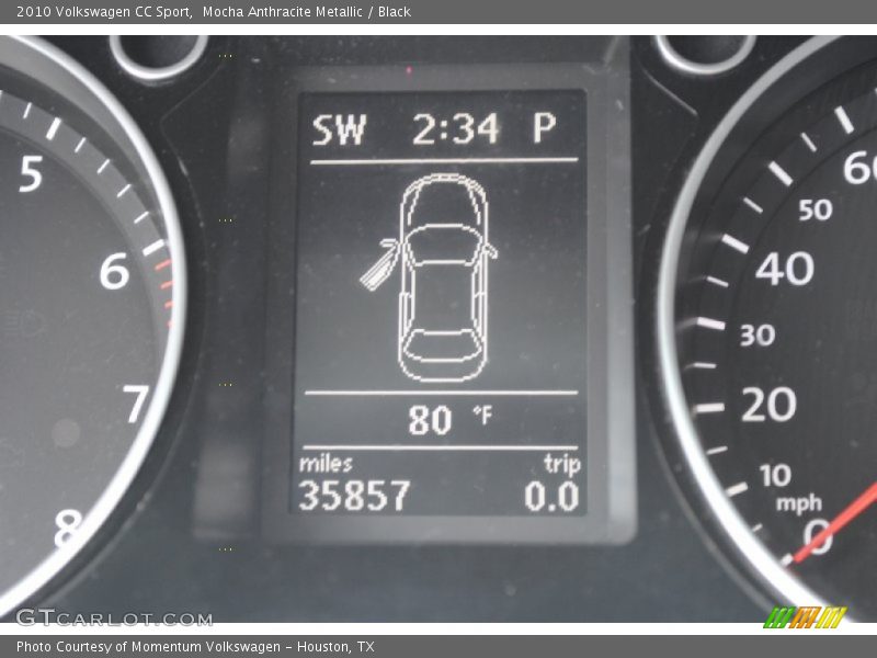 Mocha Anthracite Metallic / Black 2010 Volkswagen CC Sport