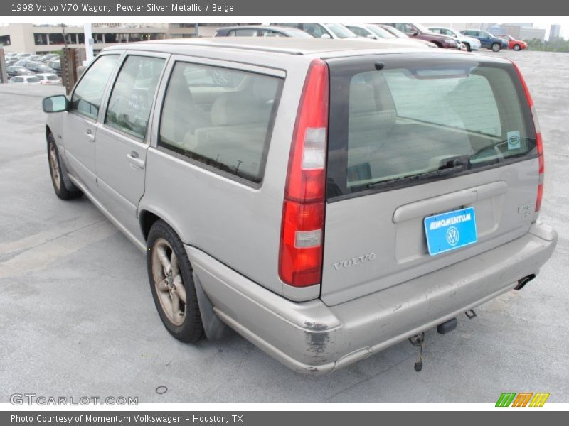 Pewter Silver Metallic / Beige 1998 Volvo V70 Wagon