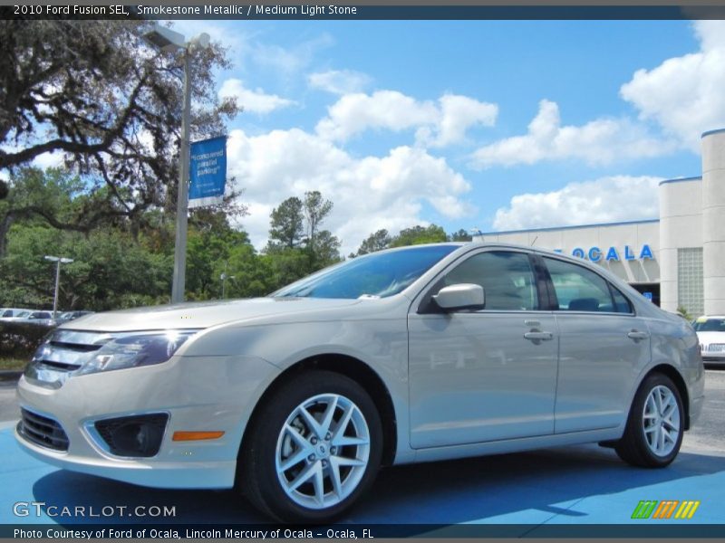 Smokestone Metallic / Medium Light Stone 2010 Ford Fusion SEL