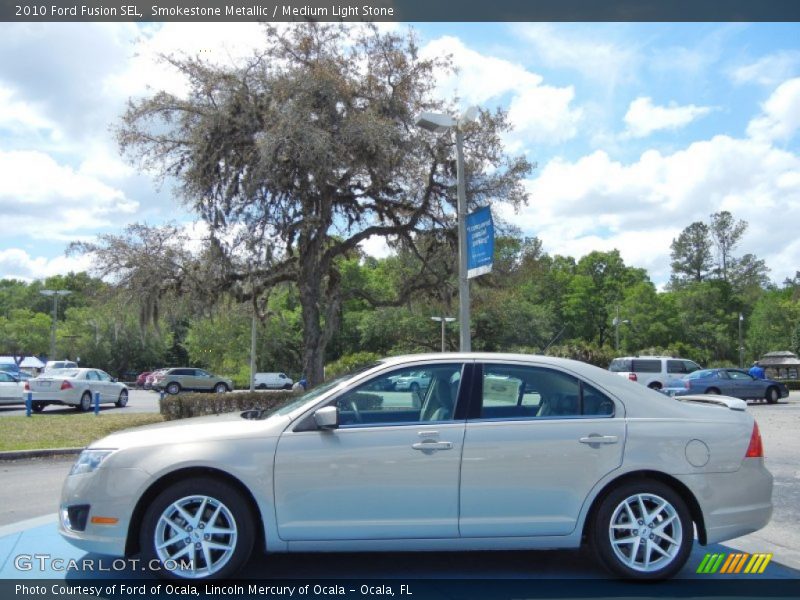 Smokestone Metallic / Medium Light Stone 2010 Ford Fusion SEL