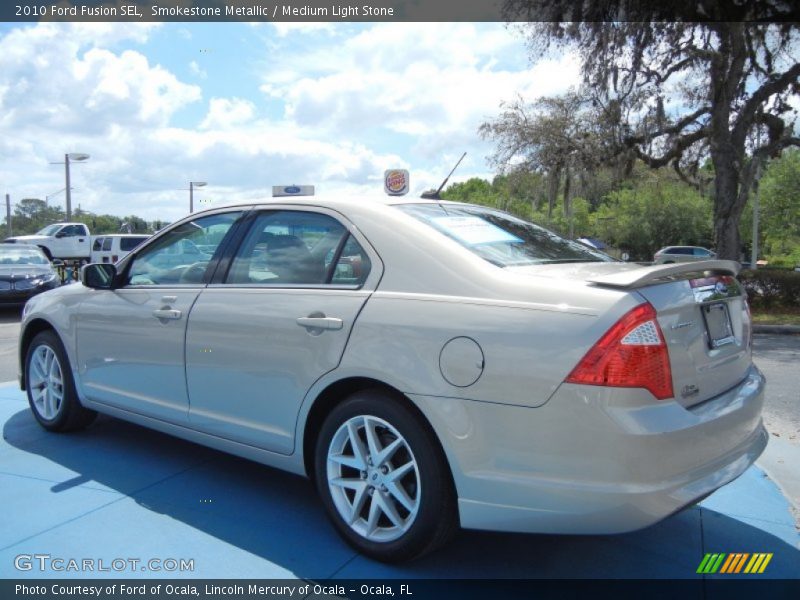 Smokestone Metallic / Medium Light Stone 2010 Ford Fusion SEL