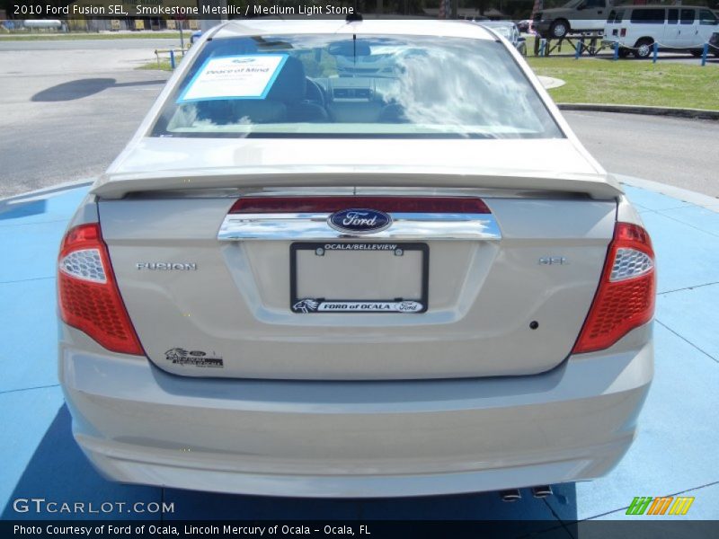 Smokestone Metallic / Medium Light Stone 2010 Ford Fusion SEL