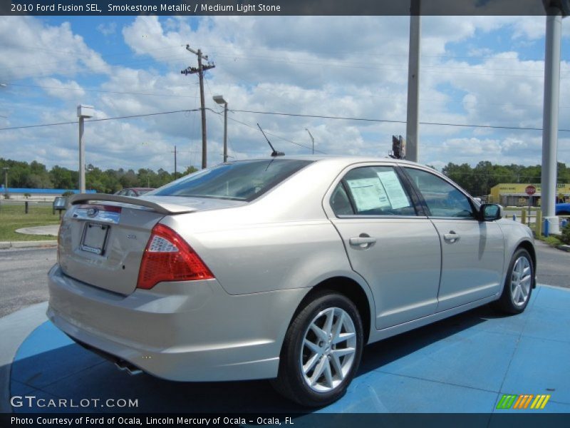 Smokestone Metallic / Medium Light Stone 2010 Ford Fusion SEL