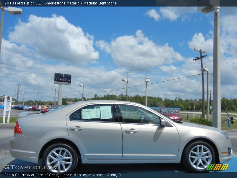 Smokestone Metallic / Medium Light Stone 2010 Ford Fusion SEL