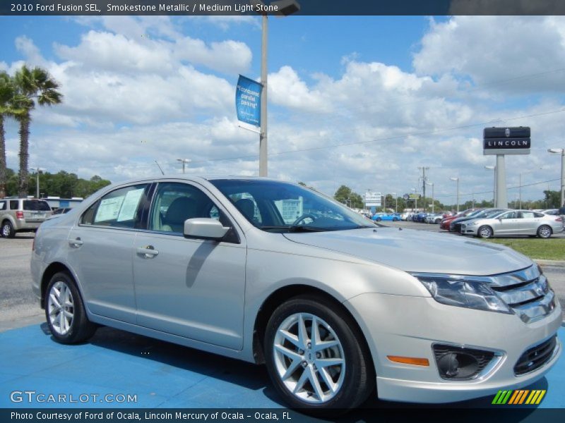 Smokestone Metallic / Medium Light Stone 2010 Ford Fusion SEL