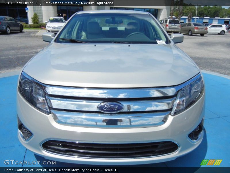 Smokestone Metallic / Medium Light Stone 2010 Ford Fusion SEL