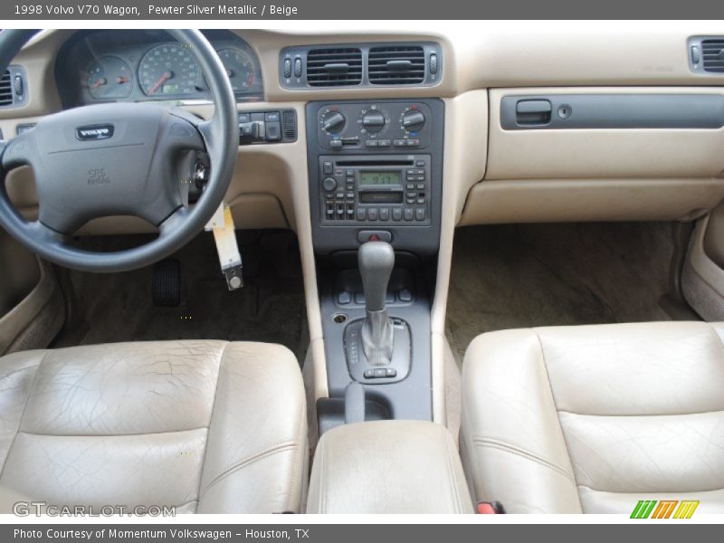 Pewter Silver Metallic / Beige 1998 Volvo V70 Wagon