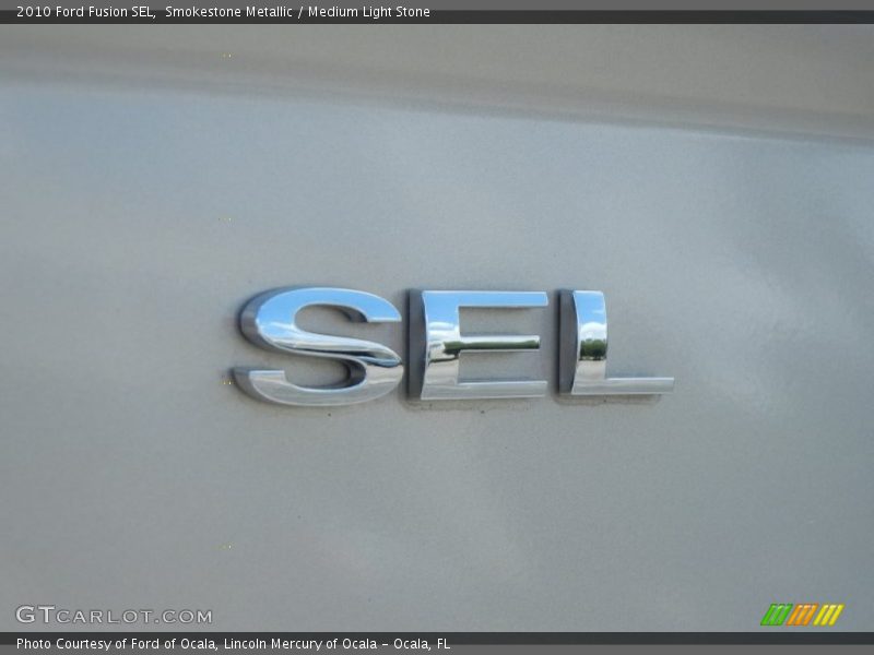Smokestone Metallic / Medium Light Stone 2010 Ford Fusion SEL
