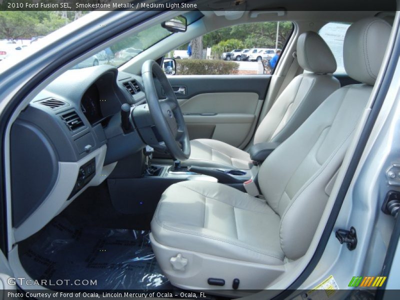 Smokestone Metallic / Medium Light Stone 2010 Ford Fusion SEL