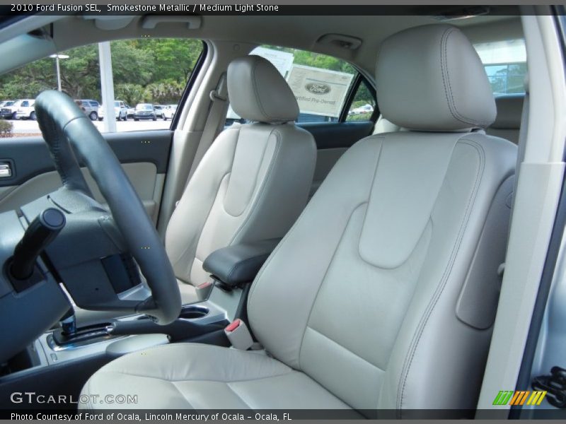 Smokestone Metallic / Medium Light Stone 2010 Ford Fusion SEL