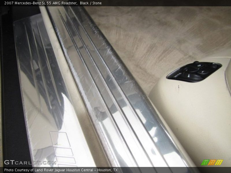 Black / Stone 2007 Mercedes-Benz SL 55 AMG Roadster