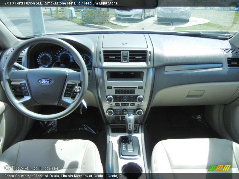 Smokestone Metallic / Medium Light Stone 2010 Ford Fusion SEL