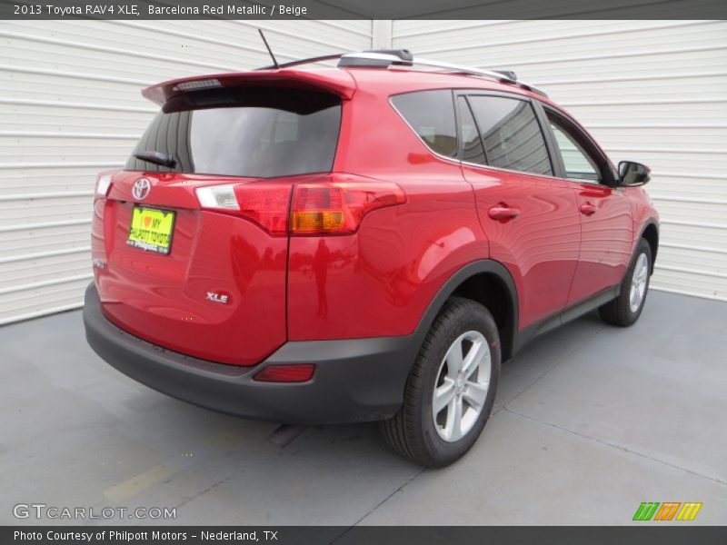 Barcelona Red Metallic / Beige 2013 Toyota RAV4 XLE