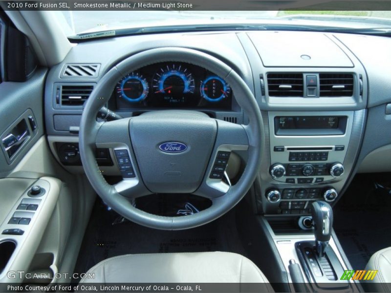Smokestone Metallic / Medium Light Stone 2010 Ford Fusion SEL