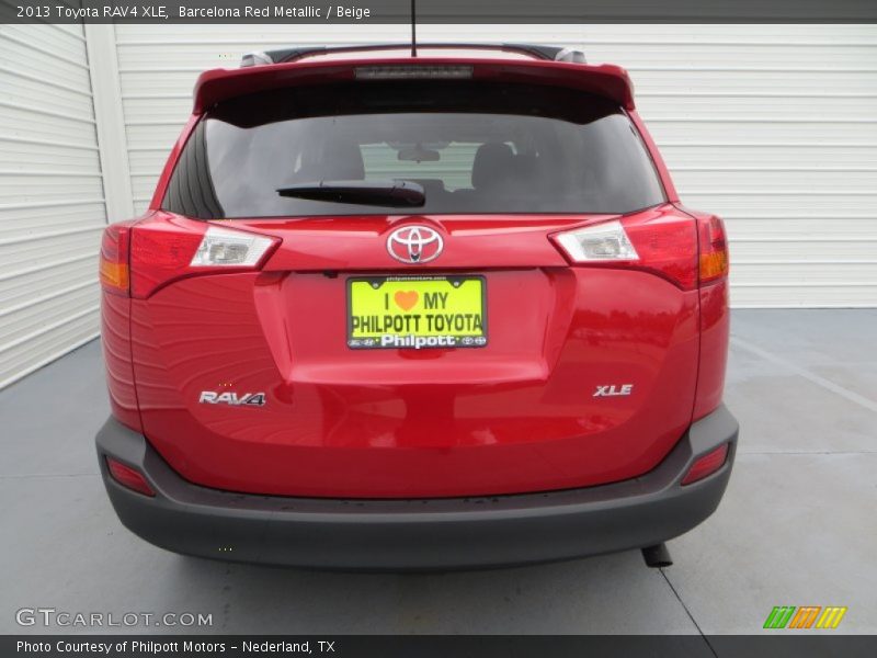 Barcelona Red Metallic / Beige 2013 Toyota RAV4 XLE