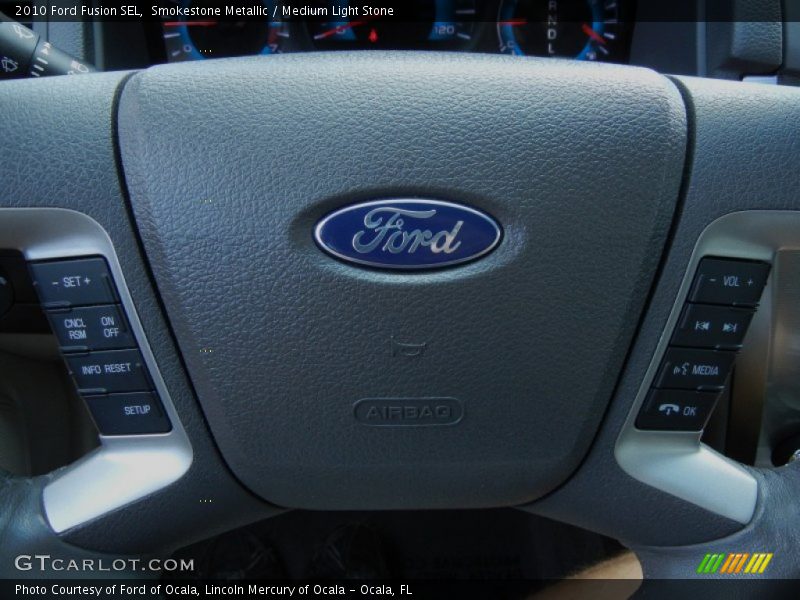 Smokestone Metallic / Medium Light Stone 2010 Ford Fusion SEL