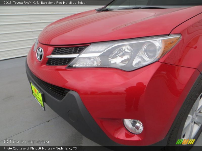 Barcelona Red Metallic / Beige 2013 Toyota RAV4 XLE