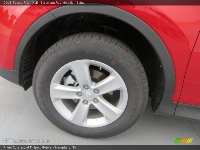Barcelona Red Metallic / Beige 2013 Toyota RAV4 XLE