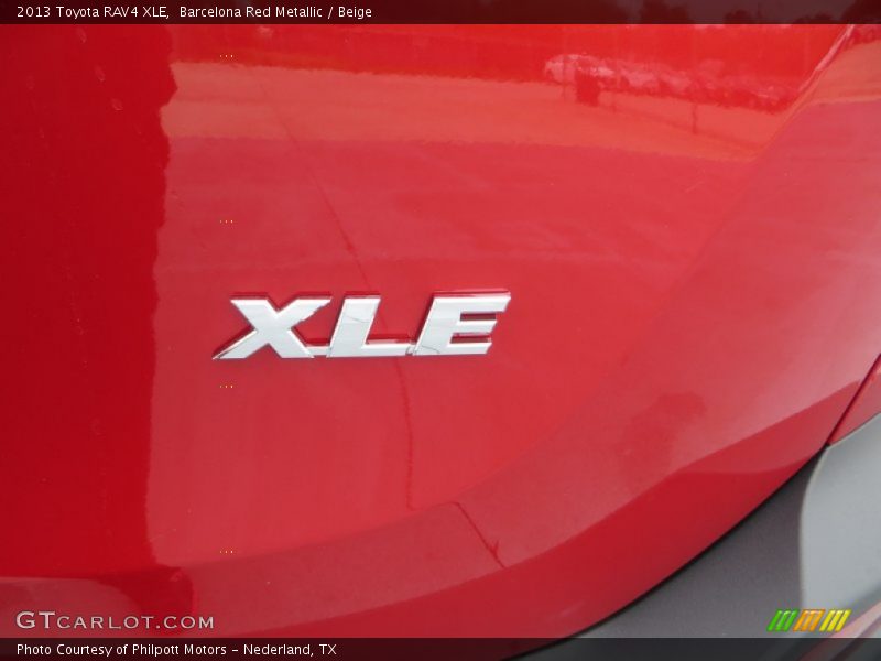 Barcelona Red Metallic / Beige 2013 Toyota RAV4 XLE