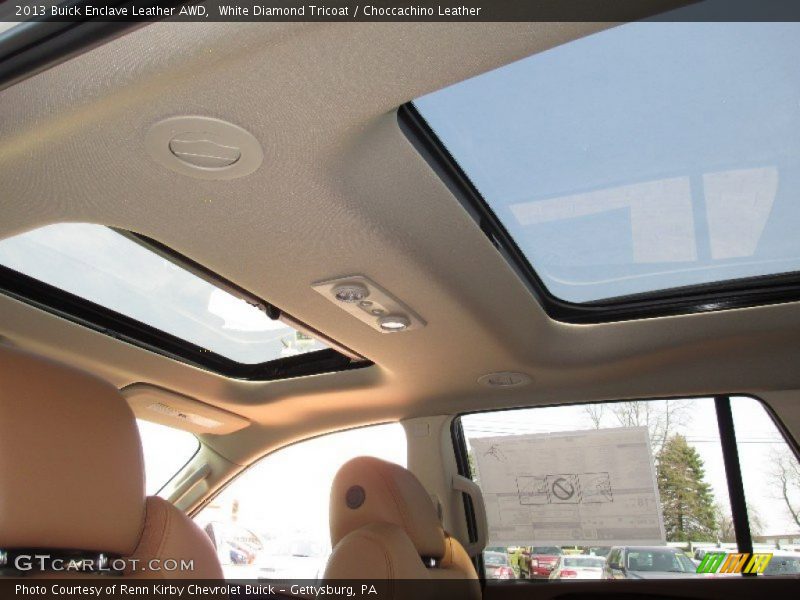 Sunroof of 2013 Enclave Leather AWD