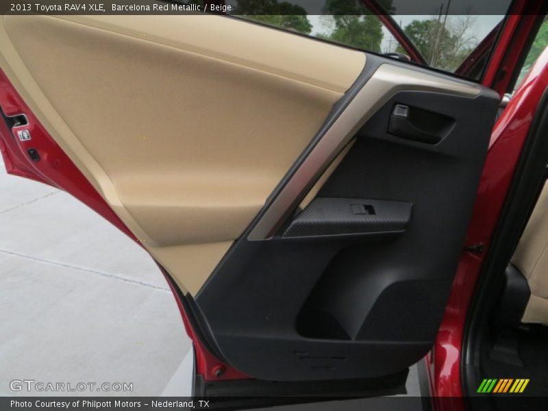 Barcelona Red Metallic / Beige 2013 Toyota RAV4 XLE