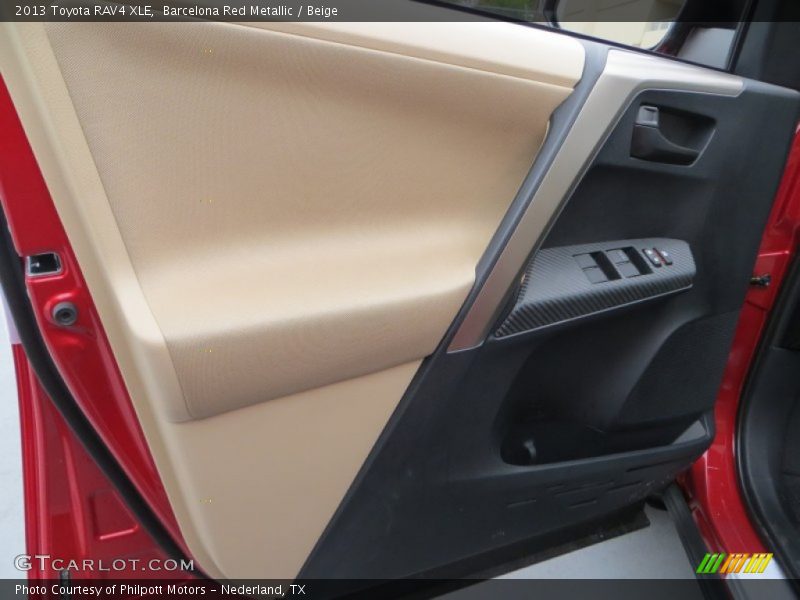 Barcelona Red Metallic / Beige 2013 Toyota RAV4 XLE