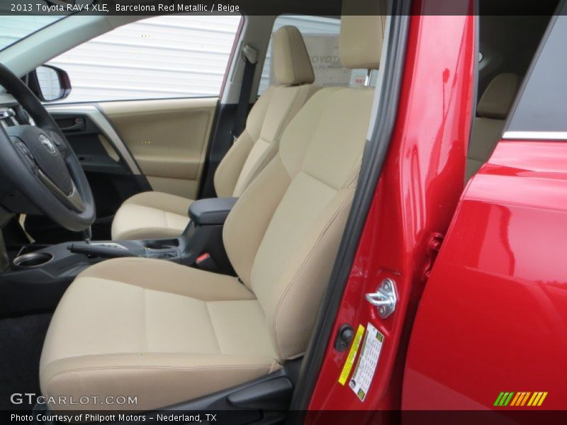 Barcelona Red Metallic / Beige 2013 Toyota RAV4 XLE