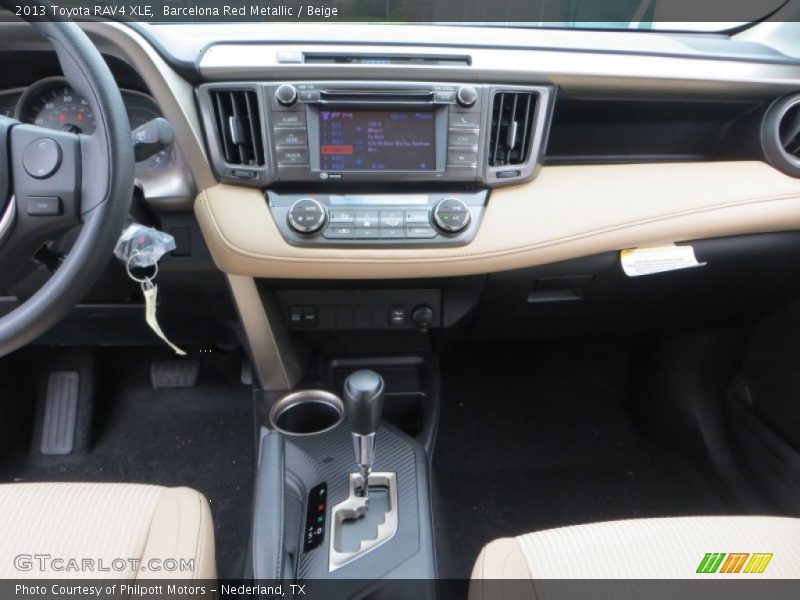 Barcelona Red Metallic / Beige 2013 Toyota RAV4 XLE