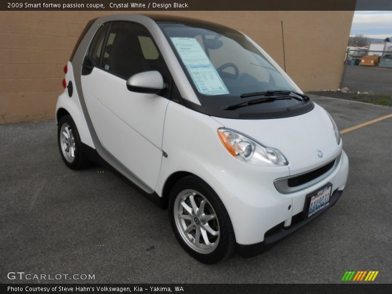 Crystal White / Design Black 2009 Smart fortwo passion coupe