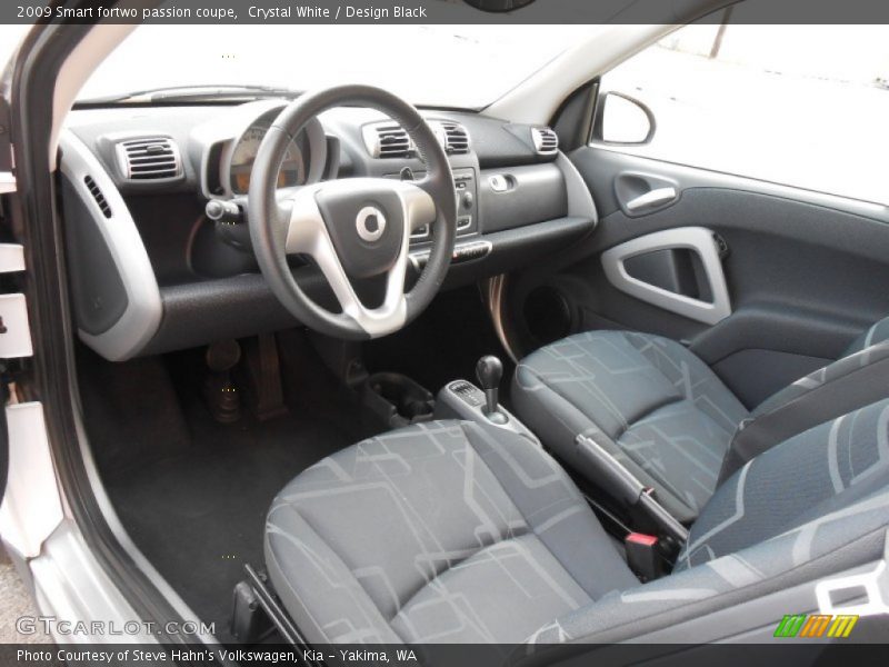  2009 fortwo passion coupe Design Black Interior