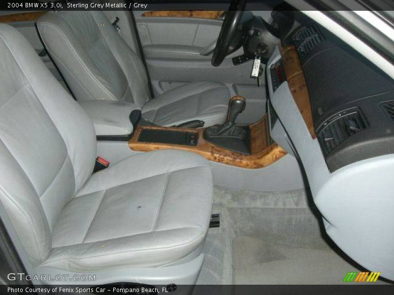 Sterling Grey Metallic / Grey 2004 BMW X5 3.0i