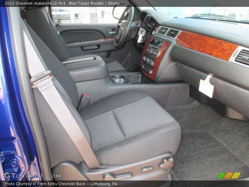 Blue Topaz Metallic / Ebony 2013 Chevrolet Avalanche LS 4x4