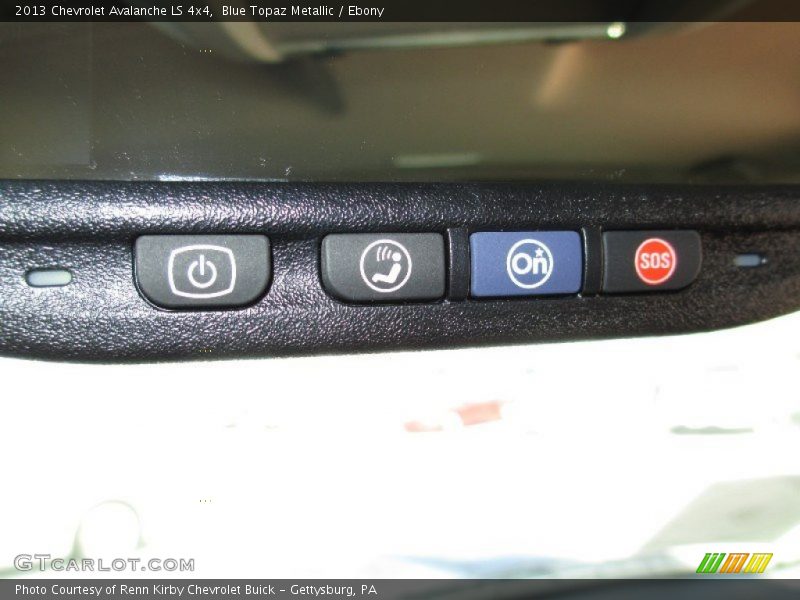 Blue Topaz Metallic / Ebony 2013 Chevrolet Avalanche LS 4x4