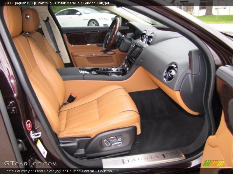 Front Seat of 2013 XJ XJL Portfolio