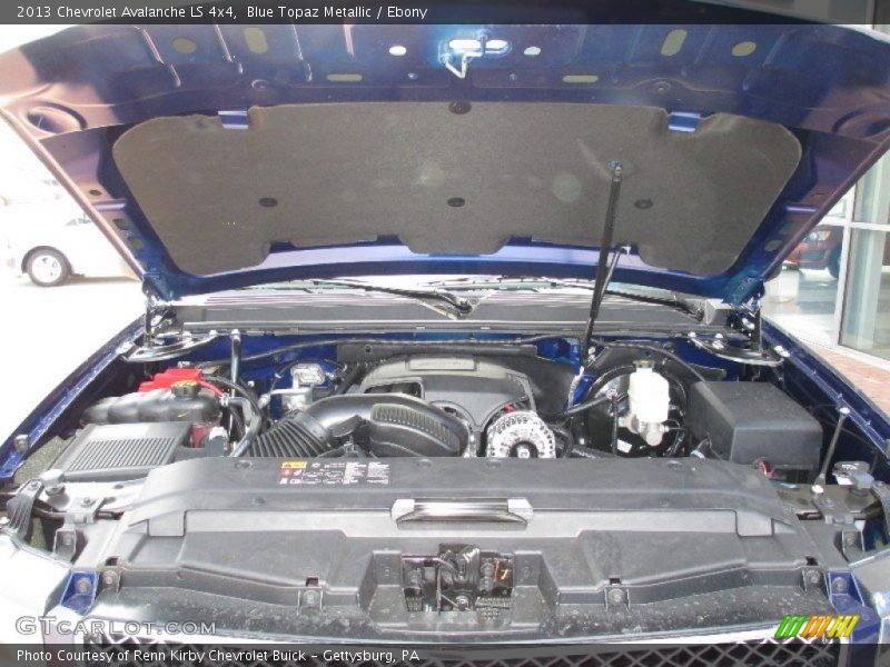 Blue Topaz Metallic / Ebony 2013 Chevrolet Avalanche LS 4x4