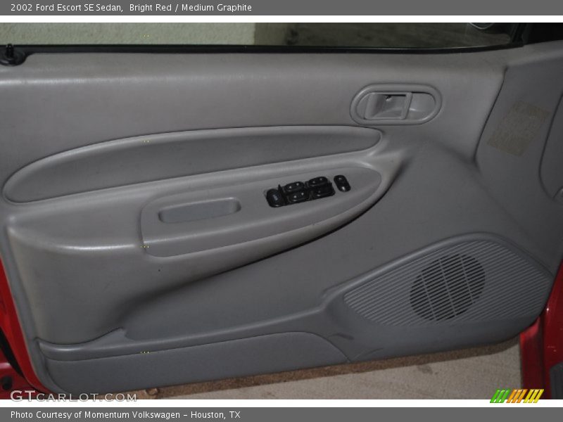 Bright Red / Medium Graphite 2002 Ford Escort SE Sedan