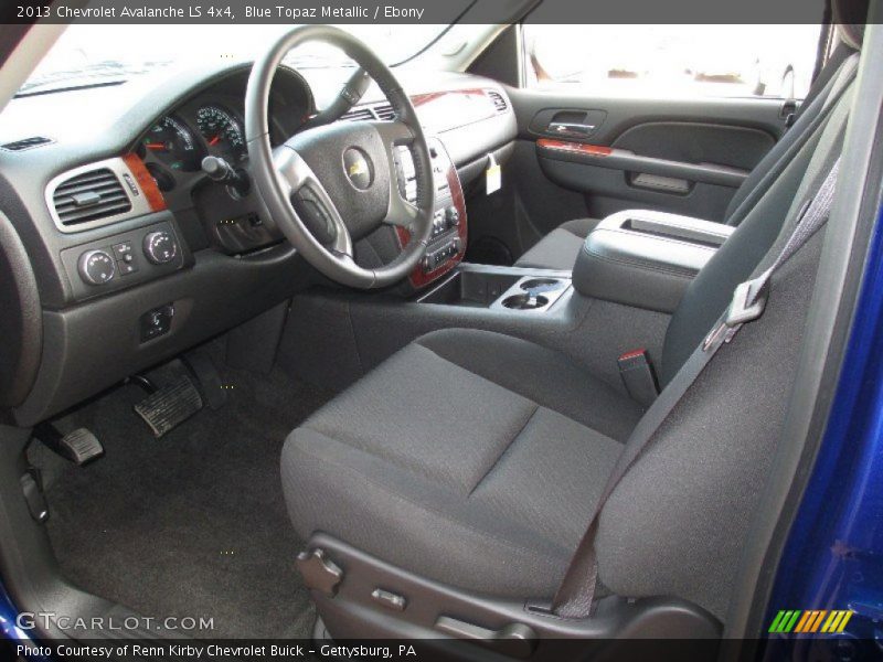 Blue Topaz Metallic / Ebony 2013 Chevrolet Avalanche LS 4x4