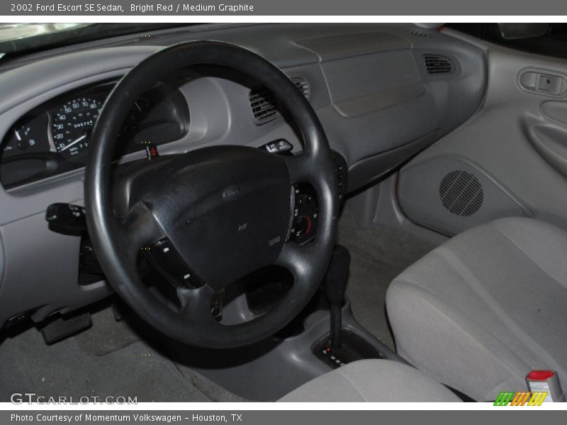 Bright Red / Medium Graphite 2002 Ford Escort SE Sedan