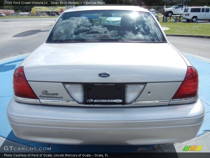 Silver Birch Metallic / Charcoal Black 2006 Ford Crown Victoria LX