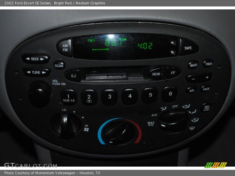 Bright Red / Medium Graphite 2002 Ford Escort SE Sedan