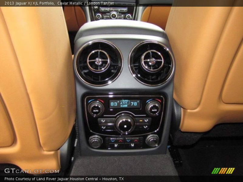 Caviar Metallic / London Tan/Jet 2013 Jaguar XJ XJL Portfolio