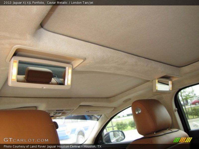 Caviar Metallic / London Tan/Jet 2013 Jaguar XJ XJL Portfolio