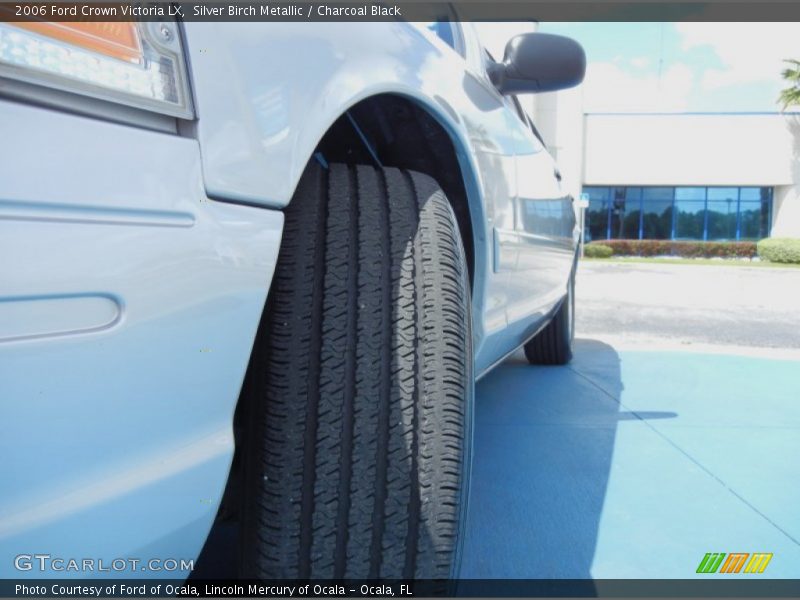 Silver Birch Metallic / Charcoal Black 2006 Ford Crown Victoria LX