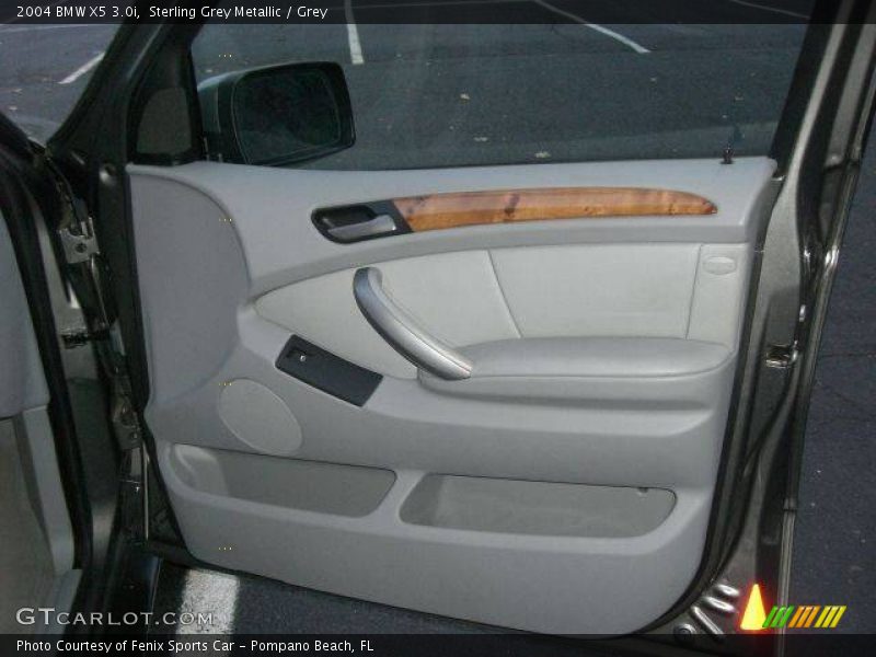Sterling Grey Metallic / Grey 2004 BMW X5 3.0i